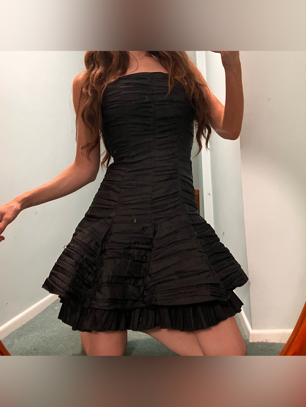 Jessica McClintock vintage strapless mini dress